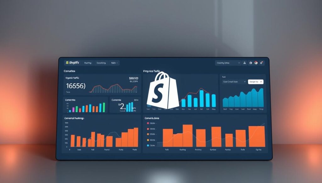 Shopify SEO optimization performance dashboard