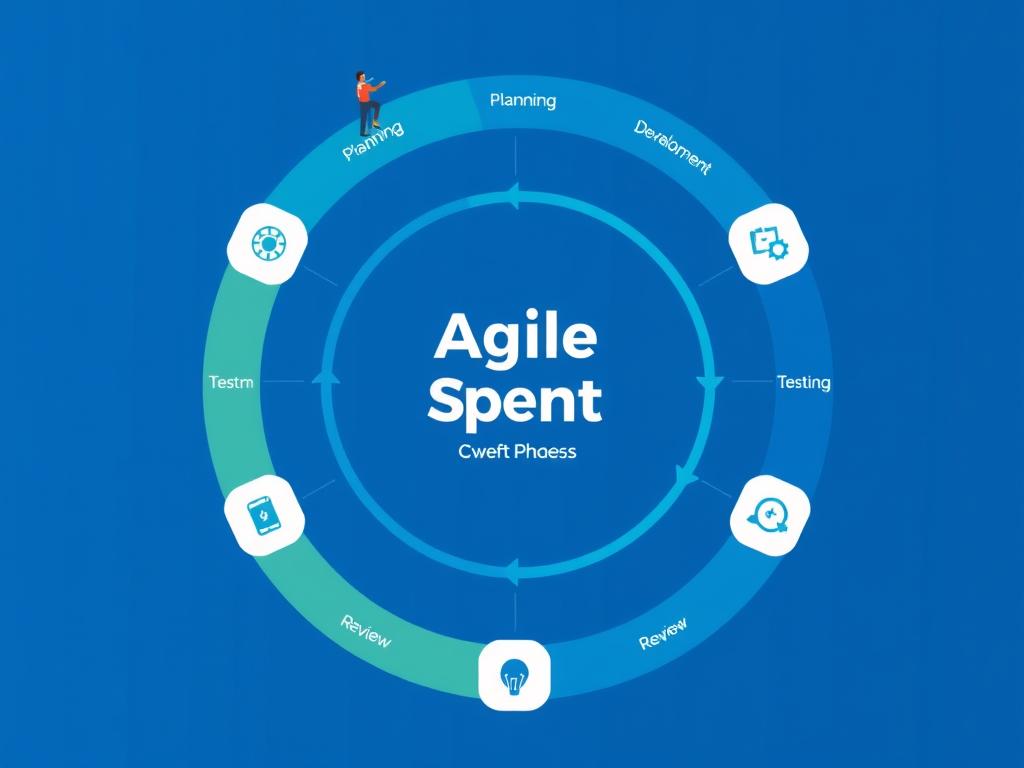 Agile sprint cycle in Web Design and Web Development Approach