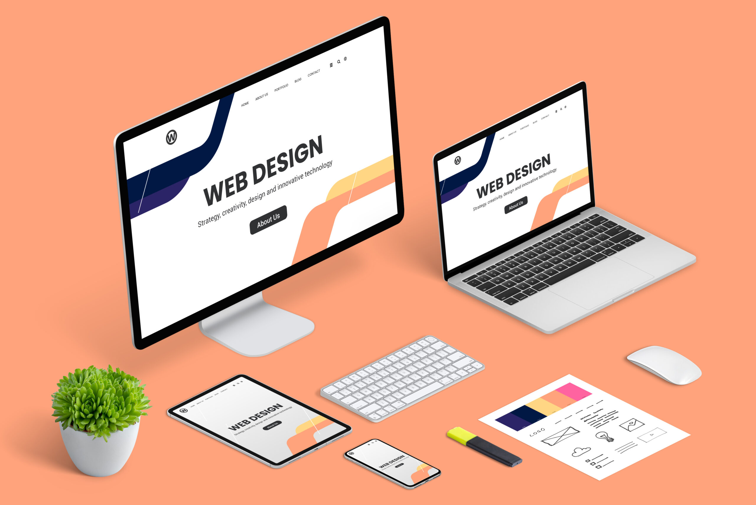 Transform Your Brand with Mobile-First Web Templates